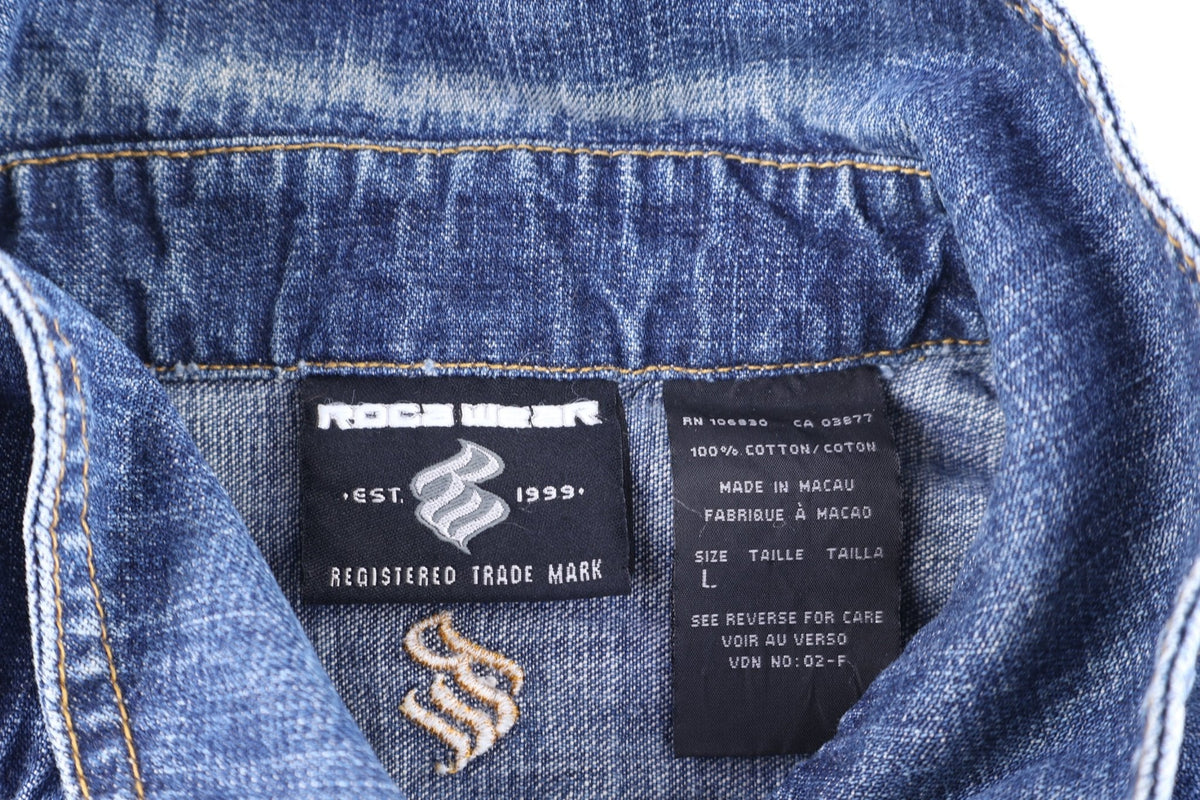 Vintage Rocawear Dark Wash Denim Jacket product image 3
