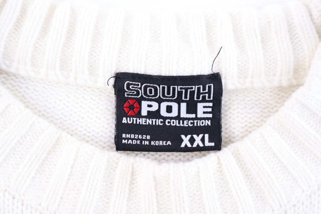 Vintage Southpole Black & White Knit Sweater