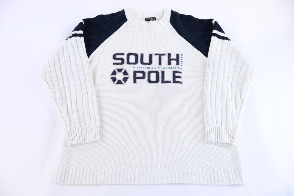 Vintage Southpole Black & White Knit Sweater