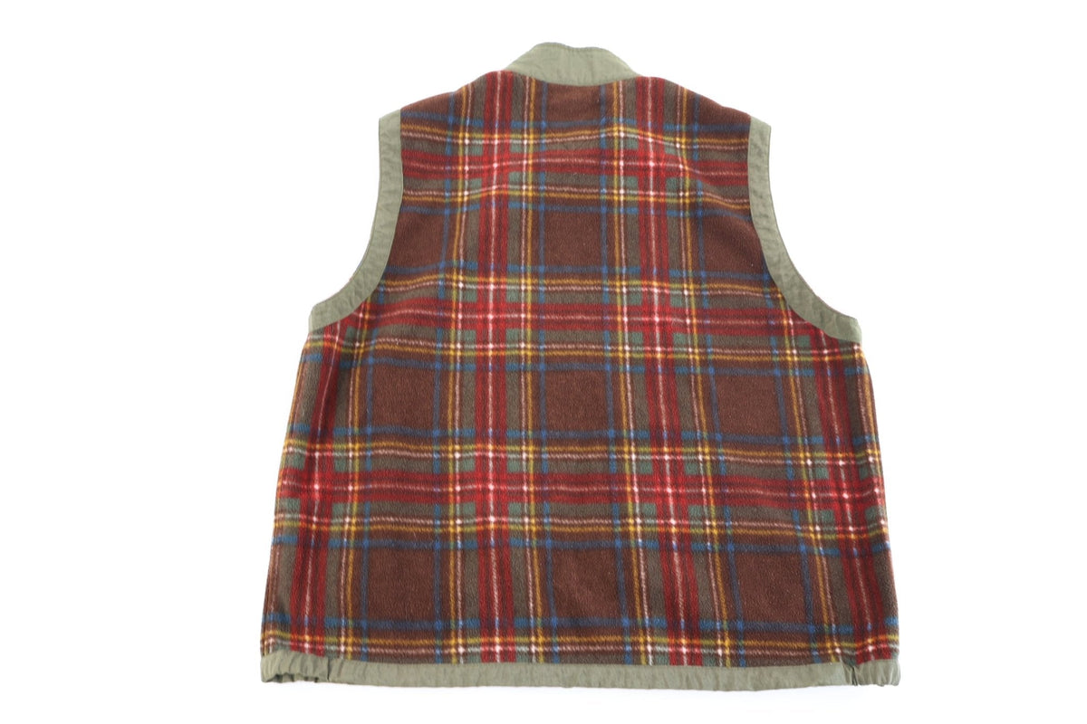 Vintage Tommy Hilfiger Plaid Full Zip Vest