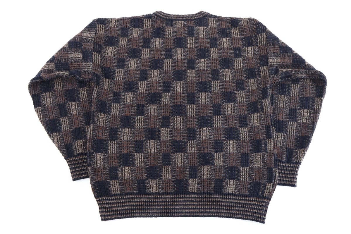 Vintage Towncraft Multipattern Knit Sweater