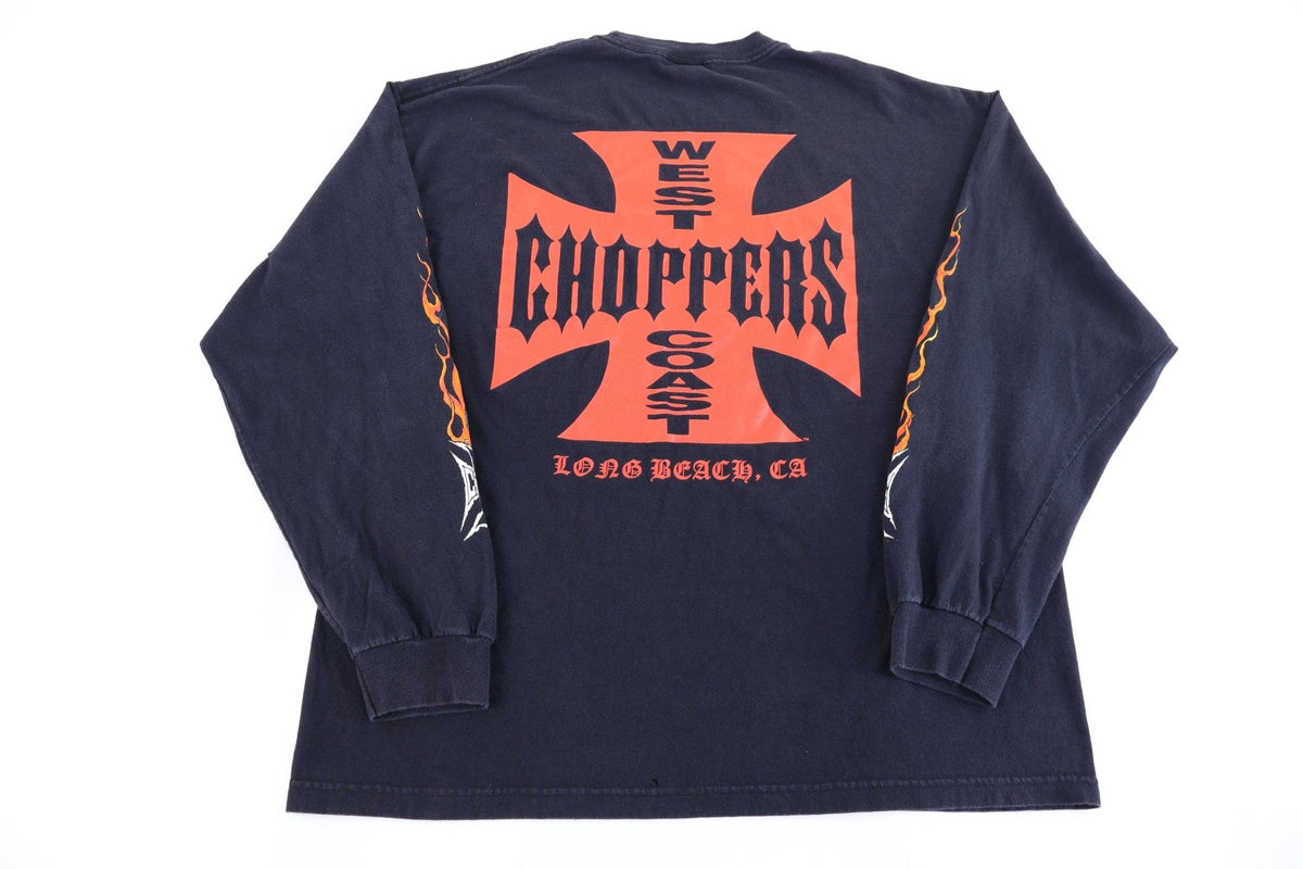 West Coast Choppers Flames LS T-shirt product image 1