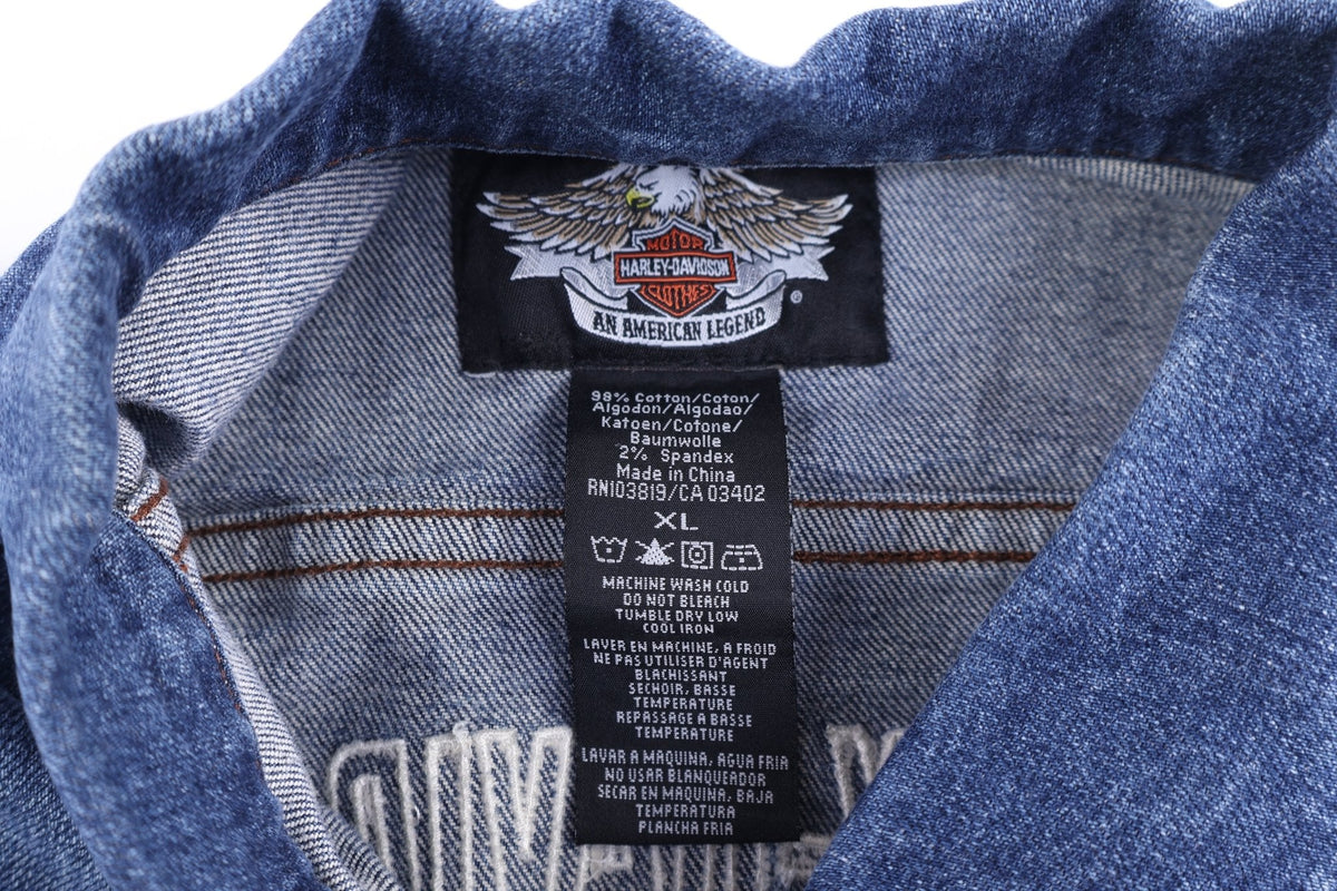 Women's Harley Davidson Motorcycles Denim Jacket product image 3