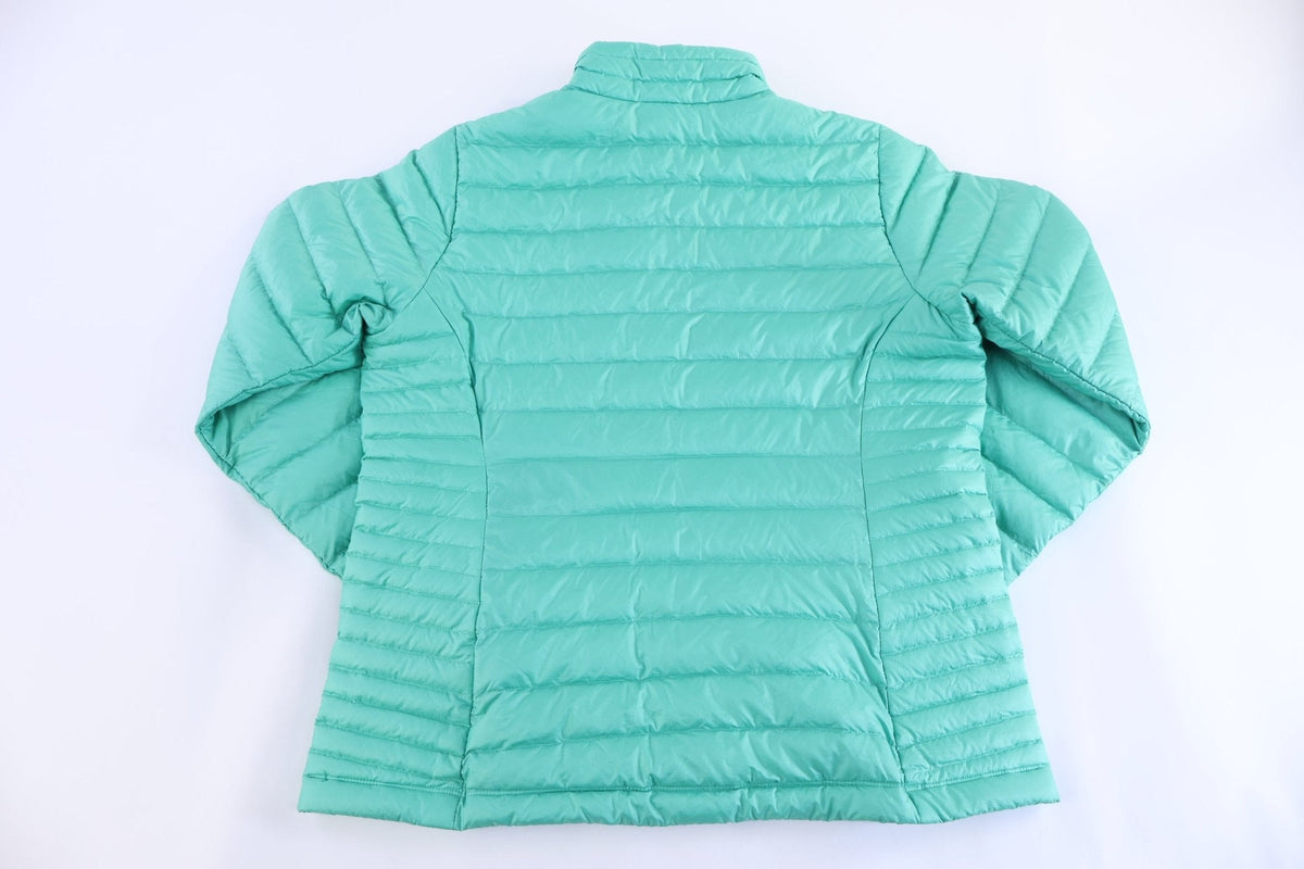 Women's Patagonia Logo Patch Green Full Zip Puffer Jacket product image 2