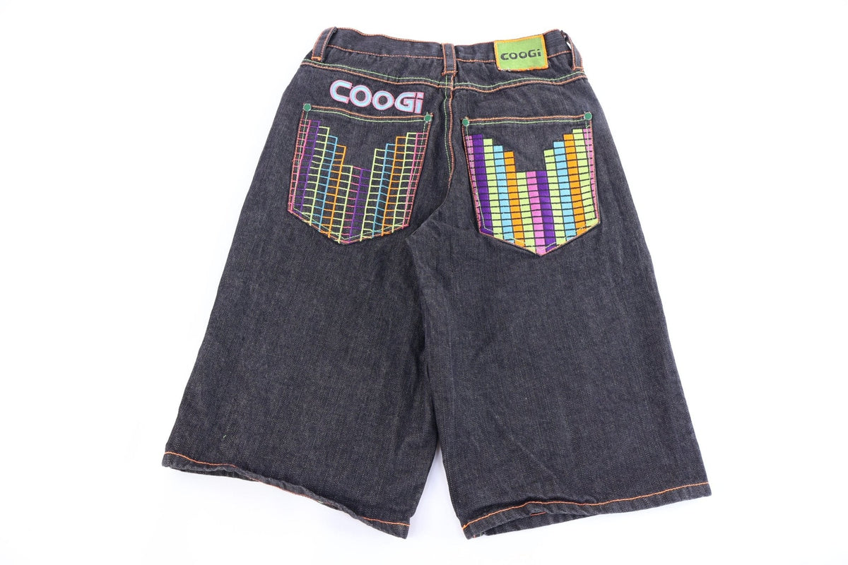 Y2K Coogi Embroidered Dark Wash Shorts product image 1