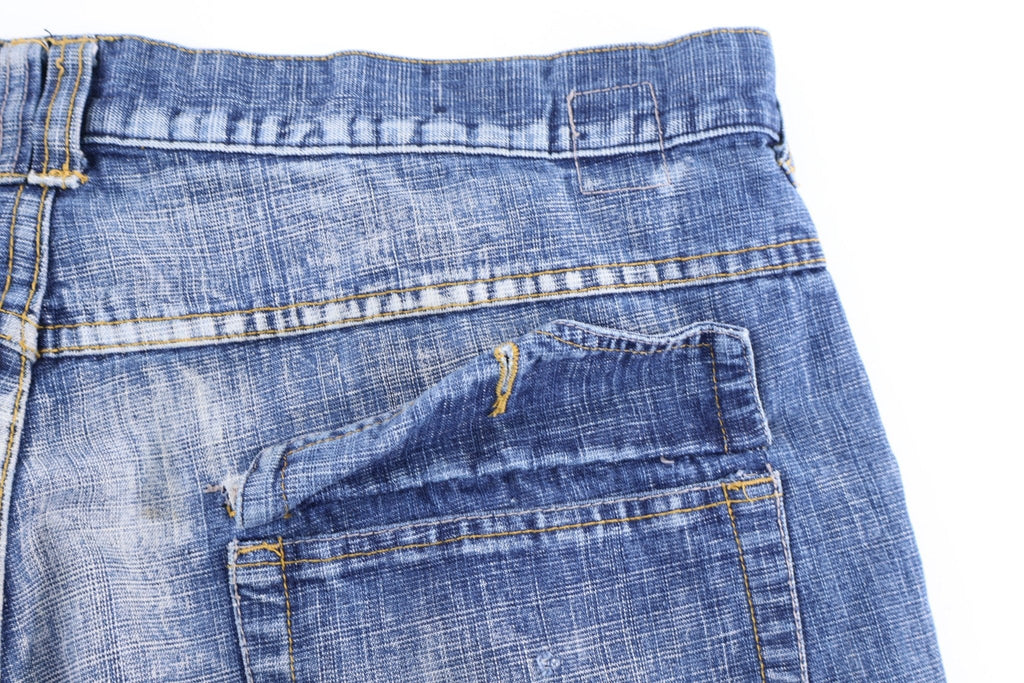 Y2K Kani Gold Medium Wash Denim Shorts product image 3