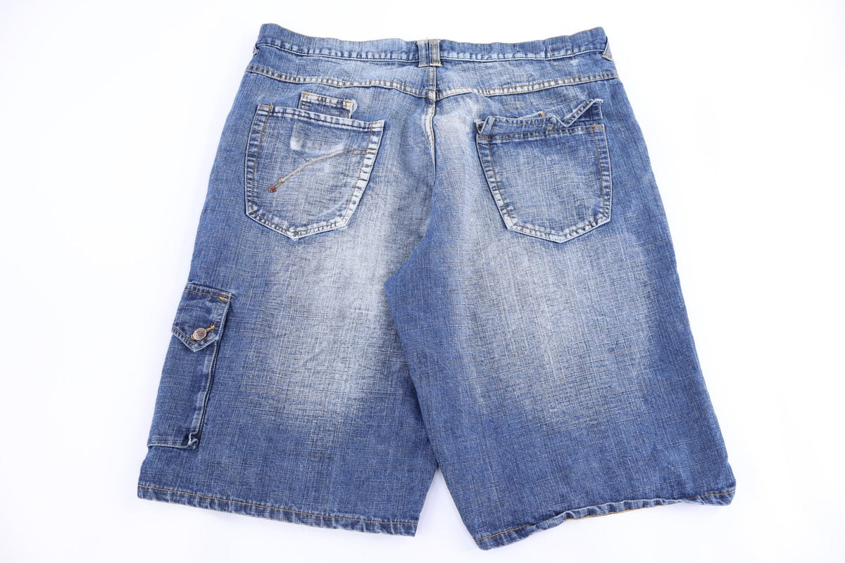 Y2K Kani Gold Medium Wash Denim Shorts product image 2